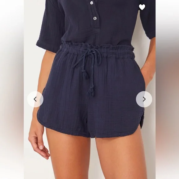 XIRENA Starla Short - North Star navy soft cotton shorts NWT - Picture 1 of 11